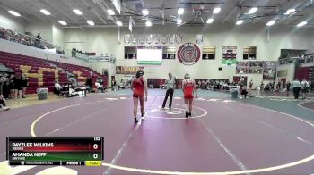 132 lbs Cons. Round 1 - Payzlee Wilkins, Weiser vs Amanda Neff, Owyhee