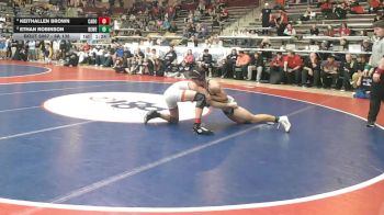 6A 138 lbs Cons. Round 1 - Ethan Robinson, Bentonville West vs Keithallen Brown, Cabot