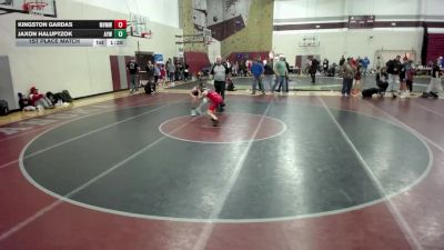 92 lbs Semis - Jaxon Haluptzok, Anoka Youth Wrestling vs Kingston Gardas, Mounds View Mustangs Wrestling Club