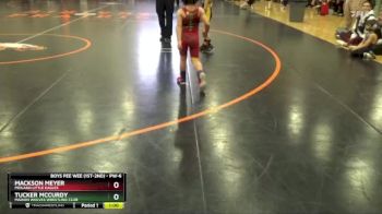 PW-6 lbs Quarterfinal - Mackson Meyer, Midland Little Eagles vs Tucker McCurdy, Marion Wolves Wrestling Club