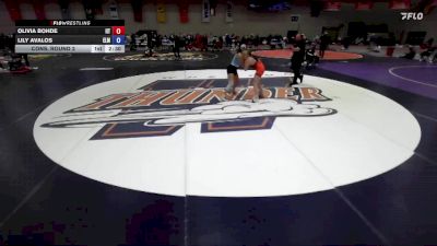 160 B Cons. Round 2 - Lily Avalos, Elmhurst vs Olivia Bohde, Indiana Tech
