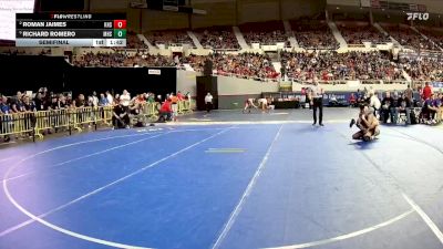 120-D1 Semifinal - Richard Romero, Marana High School vs Roman Jaimes, Kofa High School