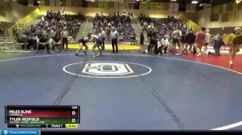 220 lbs Cons. Round 5 - Tyler Redfield, Calvary Chapel (Santa Ana) vs Miles Kline, Camarillo