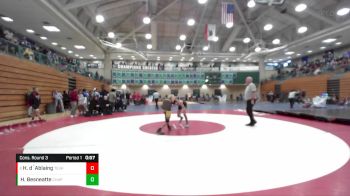 113 lbs Cons. Round 3 - Hayden D`Ablaing, Temecula Valley vs Hunter Besneatte, Chaparral