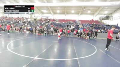 54 lbs Cons. Semi - Koa Cabael, Northside Wrestling Club vs Jayden Trimble, Sanderson Wrestling Academy