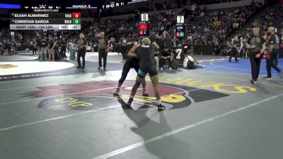 120 lbs Consolation - Elijah Almarinez, Vacaville (SJ) vs Christian Garcia, Walnut (SS)