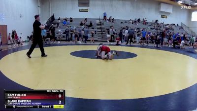 78 lbs Cons. Semi - Kam Fuller, Unattached vs Blake Kapitan, Contenders Wrestling Academy