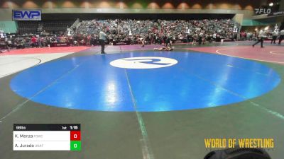 98 lbs Round Of 32 - Kyler Menza, FordDynasty Wrestling Club vs Aaliyah Jurado, Unaffiliated