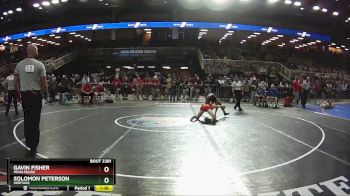 106 2A Semifinal - Gavin Fisher, Middleburg vs Solomon Peterson, Heritage