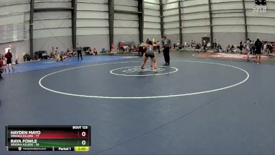 132 lbs Cons. Round 2 - Hayden Mayo, Virginia Killers vs Raya Fowle, Virginia Killers