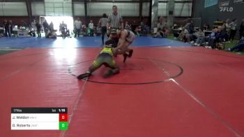 171 lbs Consolation - Jack Weldon, Malvern Prep vs Drayun Roberts, Unattached