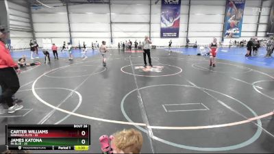 130 lbs Rd# 10- 4:00pm Saturday Final Pool - Carter Williams, Nebraska Elite vs James Katona, PA Blue