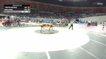 4A/3A/2A/1A Girls 100 Champ. Round 1 - Mayte Pacheco, Riverside (Boardman) Girls vs Nora Dame, St. Helens Girls