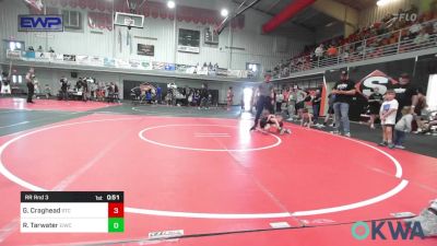 40 lbs Rr Rnd 3 - Gabriel Craghead, Sallisaw Takedown Club vs Riley Tarwater, Eufaula Ironheads Wrestling Club