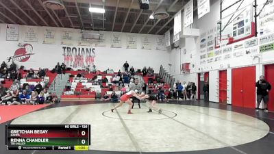 126 lbs Cons. Round 7 - Gretchan Begay, Nampa vs Renna Chandler, Tri-Valley