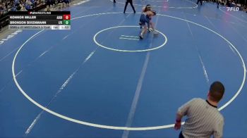 126 lbs Semis & 1st Wrestleback (8 Team) - Konnor Miller, Ashland-Greenwood vs Bronson Bixenmann, Lincoln Pius X