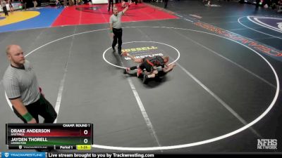 Champ. Round 1 - Jayden Thorell, Lexington vs Drake Anderson, Hastings