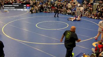 165 lbs Cons. Round 5 - Alexandria Yarling, Lockport vs Hannah Evans, Falconer