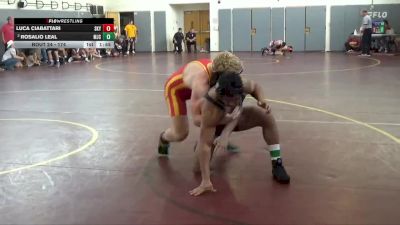 174 lbs Champ. Round 1 - Luca Ciabattari, Skyline College vs Rosalio Leal, Modesto Junior College