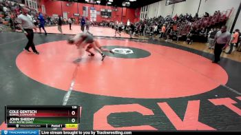 126 lbs Cons. Semi - Cole Gentsch, Normal (COMMUNITY) vs John Sheehy, Niles (NOTRE DAME)