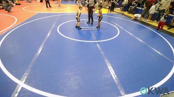 46 lbs Round Of 16 - Aubrey Carwile, Pin-King All Stars vs Bryson Grigg, Broken Arrow Wrestling Club