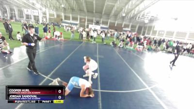 105 lbs Cons. Semi - Cooper Hurl, Sanderson Wrestling Academy vs Jordan Sandoval, Sanderson Wrestling Academy