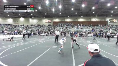 73 lbs Semifinal - Elliot Dominguez, Nevada Elite vs Easton Emigh, Corning Sharks