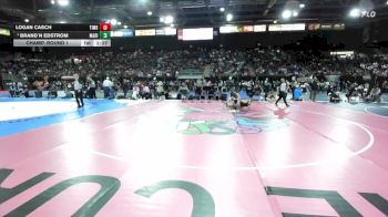 6A 120 lbs Champ. Round 1 - Brand`n Edstrom, Madison vs Logan Casch, Timberline