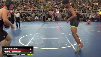 177 lbs Quarterfinal - Michael Holtsberry, Swanton vs Daquanne Parks, London