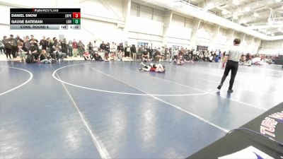 157 lbs Cons. Round 6 - Gauge Bateman, Lehi vs Daniel Snow, Lone Peak