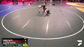 215 lbs Semis (4 Team) - Clayton Johnson, Waconia vs James Fuller, Centennial