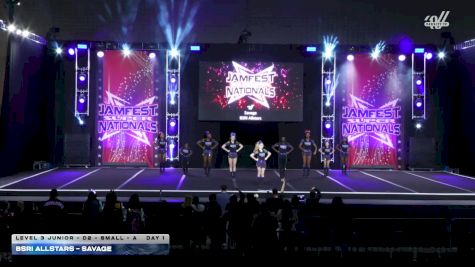 BSRI Allstars - Savage [2026 L3 Junior - D2 - Small - A DAY 1] 2026 JAMfest Cheer Super Nationals