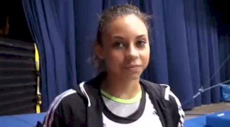 Mattie Larson of AOGC before the US Classic