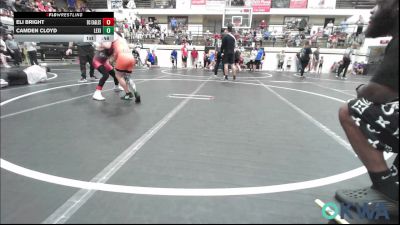 85 lbs Semifinal - Eli Bright, Del City Little League Wrestling vs Camden Cloyd, Lexington Wrestling Club