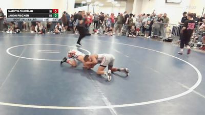 85 lbs Consi Of 8 #1 - Nathyn Chapman, MI vs Jason Fischer, OH