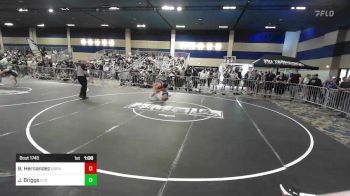 157 lbs Round Of 128 - Bobby Hernandez, Great Oak HS vs Jacob Briggs, Elk Grove Wr Ac