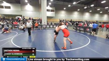 285 lbs 5th Place Match - Zander Glazebrook, IA vs Matthew Medina, IL