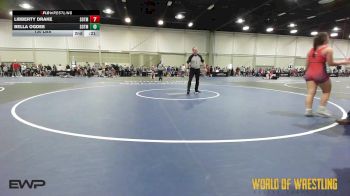 140 lbs Rr Rnd 1 - Peyton Snyder, SOTM Lady Outlaw Little vs Marli Denmark, SOTM Big