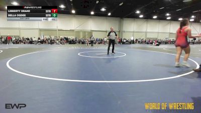 140 lbs Rr Rnd 1 - Peyton Snyder, SOTM Lady Outlaw Little vs Marli Denmark, SOTM Big