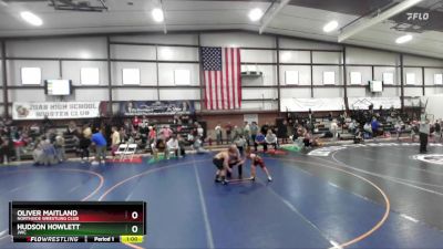 75+ Cons. Semi - Hudson Howlett, JWC vs Oliver Maitland, Northside Wrestling Club