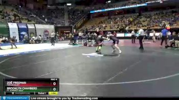 174 lbs Champ. Round 1 - Zoë Freeman, Poplar Bluff vs Brooklyn Chambers, Ft. Zumwalt West