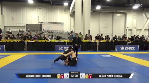 Natália Zumba De Souza vs Vedha Clemente Toscano 2025 World IBJJF Jiu-Jitsu No-Gi Championship