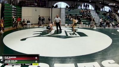 120 lbs Quarterfinal - Clif Bakhsh, St Mark`s vs Jacob Nolan, Roanoke Catholic