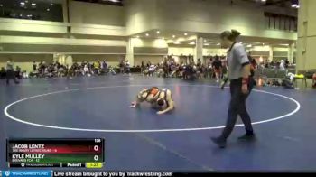 126 lbs Round 8 (10 Team) - Kyle Mulley, Brevard FCA vs Jacob Lentz, THE Angry Leprechauns