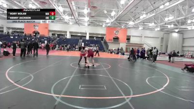 285 lbs 3rd Place Match - Kenny Jackson, Oneonta State vs Rory Nolan, Norwich