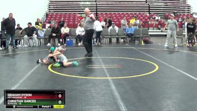 55 lbs Semis & 1st Wrestleback (8 Team) - Graham Dyson, Mat Assassins vs Christian Garces, Ruthless