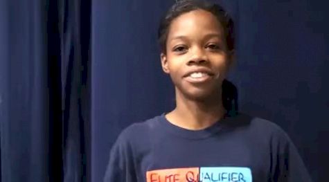 Gabrielle Douglas of Excalibur before US Classic