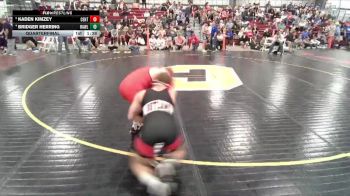 150 lbs Quarterfinal - Kaden Kimzey, Central vs Bridger Herring, Rawlins