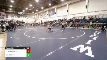 138 lbs Round Of 16 - Tom Krystopa, Wethersfield vs Kalman Wilf, Wilton