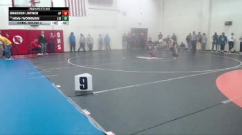 138 lbs Cons. Round 4 - Noah Workman, Leo vs Braeden Lintner, New Palestine